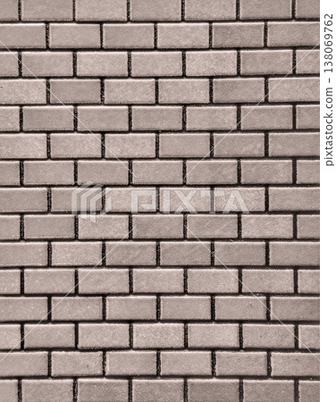 Vintage Brick Wall Showcasing Subtle Cracks And Faded Weather Marks Vintage Brick Wall Showcasing Subtle Cracks And Faded Weather Marks 138069762