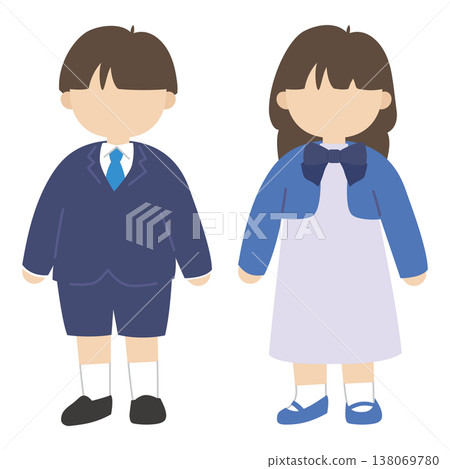 Children in formal attire - navy Children in formal attire - navy 138069780