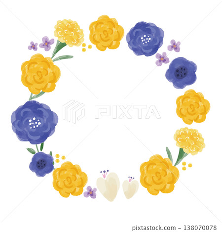 父親節花環插圖 138070078
