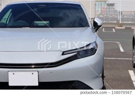 white domestic sports car white domestic sports car 138070567