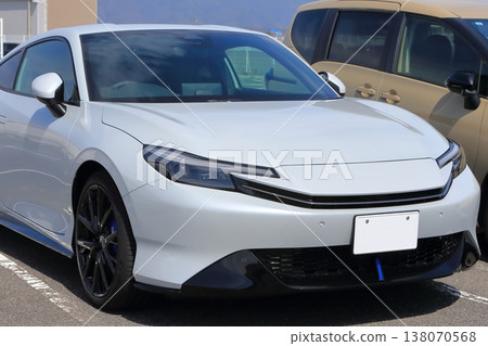 white domestic sports car white domestic sports car 138070568