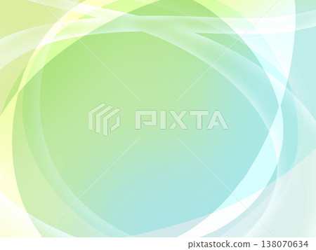 Abstract background with a green and light blue gradient and translucent waves. Abstract background with a green and light blue gradient and translucent waves. 138070634