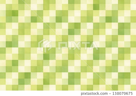 Green checkered background material 138070675