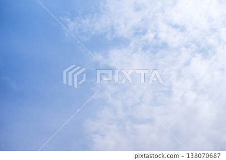 Blue sky, spring sky, clear weather, spring, March, image 138070687