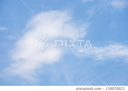 Blue sky, spring sky, clear weather, spring, March, image 138070821