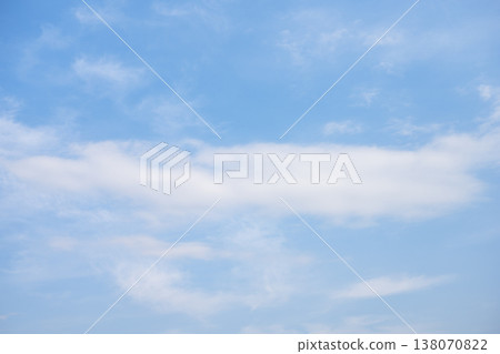 Blue sky, spring sky, clear weather, spring, March, image 138070822