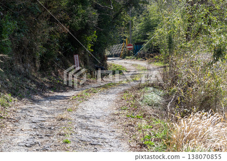 Forest road entrance 138070855