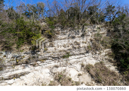 可見地質層的懸崖:及川露頭 可見地質層的懸崖:及川露頭 138070860