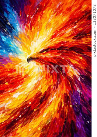 Red and blue background material 138071078