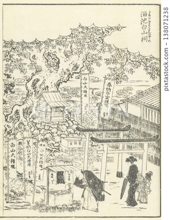 江戶名勝圖：溜池白山神社 138071238