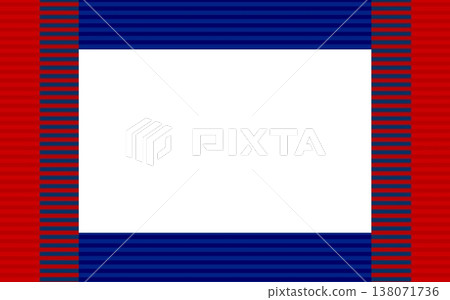 邊框圖案，留白，紅色，藍色 138071736