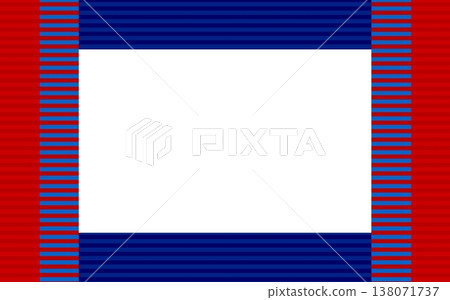 Border pattern frame, white space, red, blue 138071737
