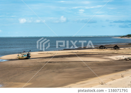 Dunas do Mouro at Ilha do Caju, Ilha das Canarias, Brazil. Delta do Parnaiba and Delta das Americas Dunas do Mouro at Ilha do Caju, Ilha das Canarias, Brazil. Delta do Parnaiba and Delta das Americas 138071791