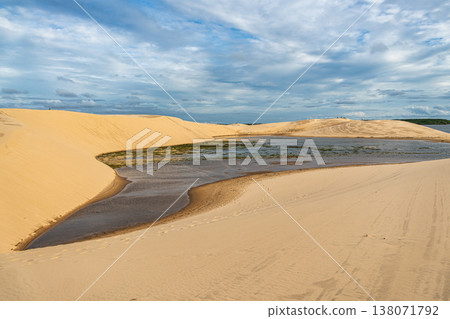 Dunas do Mouro at Ilha do Caju, Ilha das Canarias, Brazil. Delta do Parnaiba and Delta das Americas 138071792