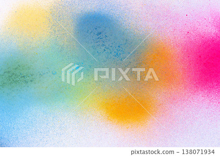 Spray paint colorful background Spray paint colorful background 138071934