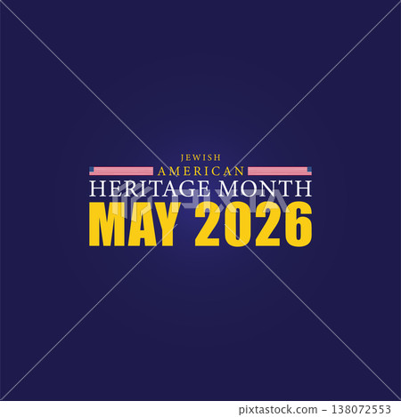 Jewish American Heritage Month May 2026 Bold design Jewish American Heritage Month May 2026 Bold design 138072553