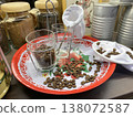 Vintage coffee preparation set 138072587
