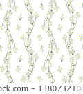 Daisy watercolor seamless pattern 138073210