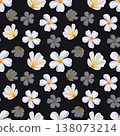 Plumeria seamless pattern 138073214