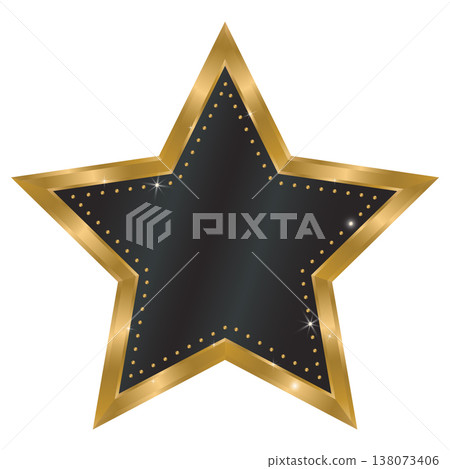 golden rating star with sparkles golden rating star with sparkles 138073406
