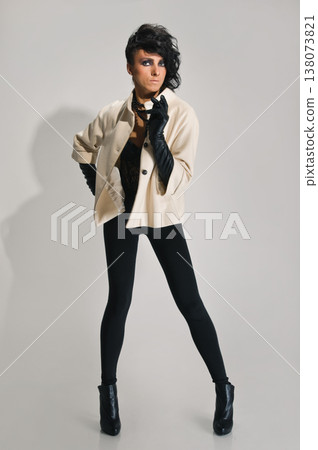 Fashion woman in leggings 138073821