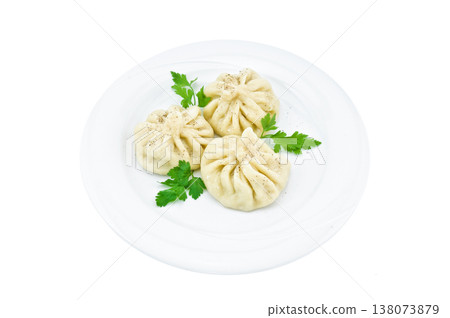 hinkali with meat 138073879