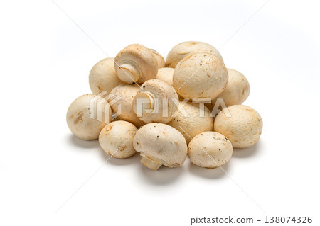 Photo of fresh white mushrooms Photo of fresh white mushrooms 138074326