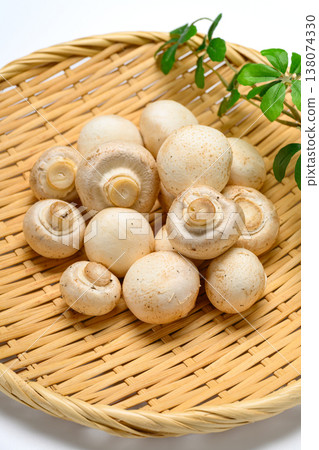 Photo of fresh white mushrooms Photo of fresh white mushrooms 138074330
