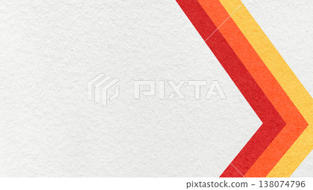 White paper texture background with red, orange yellow, chevron stripes and copy space for banner, presentation, template White paper texture background with red, orange yellow, chevron stripes and copy space for banner, presentation, template 138074796