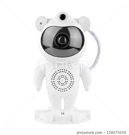 White astronaut night light isolated on white background White astronaut night light isolated on white background 138075058