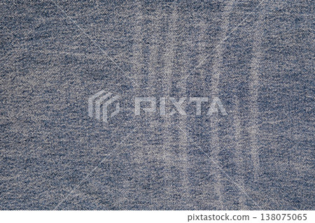 textured blue denim background close up 138075065