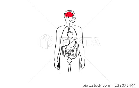 Brain disease concept Brain disease concept 138075444