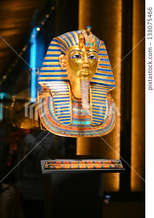 Tutankhamun's golden mask, Grand Egyptian Museum 138075466