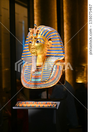 Tutankhamun's golden mask, Grand Egyptian Museum 138075467