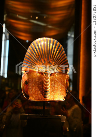 The back of Tutankhamun's golden mask, Grand Egyptian Museum 138075853