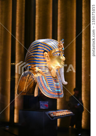 King Tutankhamun's golden mask, Grand Egyptian Museum King Tutankhamun's golden mask, Grand Egyptian Museum 138075855