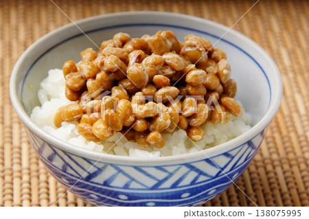 Natto rice Natto rice 138075995
