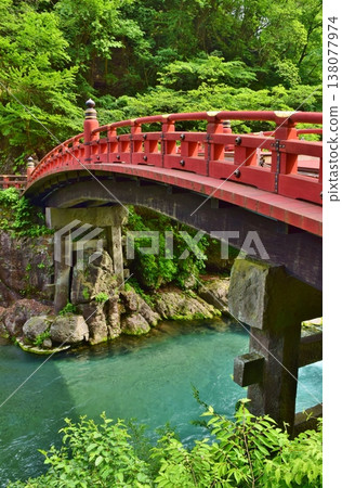 日光二荒山神社 Shinkyo 夏日景色 138077974