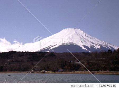 從山中湖眺望富士山 從山中湖眺望富士山 138079340