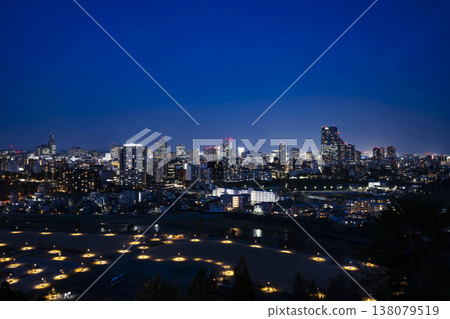 仙台市夜景 138079519