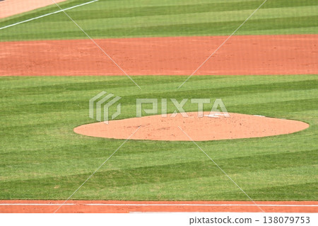baseball pitcher's mound 138079753