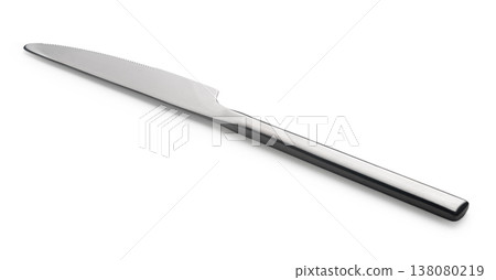 Knife for eating on white background Knife for eating on white background 138080219