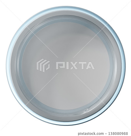This is a top view of a cut out cosmetic cream jar placed on a clear background. The jar is ideal for product mockup and design. It shows a realistic 3D appearance for presentations This is a top view of a cut out cosmetic cream jar placed on a clear background. The jar is ideal for product mockup and design. It shows a realistic 3D appearance for presentations 138080988