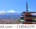 Yamanashi Prefecture, Arakurayama Sengen Shrine, Chureito Pagoda, Mt. Fuji and cherry blossoms, Spring 2025 138082295