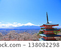 Yamanashi Prefecture, Arakurayama Sengen Shrine, Chureito Pagoda, Mt. Fuji and cherry blossoms, Spring 2025 138082298