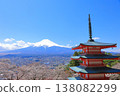 Yamanashi Prefecture, Arakurayama Sengen Shrine, Chureito Pagoda, Mt. Fuji and cherry blossoms, Spring 2025 138082299