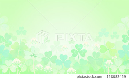 淺綠色三葉草背景 138082439