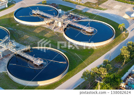 Sewage treatment plant for waste water purification Sewage treatment plant for waste water purification 138082624