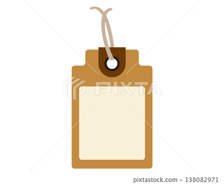 Simple tag illustration, frame, border, sticky note Simple tag illustration, frame, border, sticky note 138082971