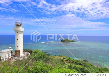 Okinawa, Ishigaki Island, Hirakubo Cape Lighthouse and the Great Islands 138084341